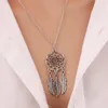 Fashion Dreamcatcher Feather Necklace Pendant Jewelry Whole A Clavicle Temperament Woman A Gift245K