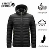 Damen Daunenparkas S.T.G 2023 Männer Feste Freizeitjacken Heiße Modemarke Outdoor Warm Winddicht Kapuzenmäntel Hochwertige Winterjacken für Männer J230925