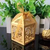 Present Wrap 50 PCS Heart Birds Candy Boxes With Ribbons Brud Shower Wedding Party Favors Sweets Packaging Container