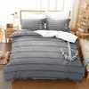 Conjuntos de cama Marine Anchor Bedding Set Ocean Sea 3D Duvet Cover Conjuntos Consolador Roupa de Cama Twin Queen King Único Tamanho Azul Navio Navio Crianças 230925