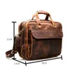 Mężczyzny oryginalne skórzane modne teczka biznesowa torba posłańca design design podróży laptop dokument TOTE TOTE Portfolio Bag 7146-D 230925