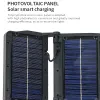 Solar Street Lights Outdoor Motion Czujnik 3 panele słoneczne 360 ​​ﾰ Regulowane IP65 Wodoodporne 3 tryby 2835smd Wysoka jasność szerszy LL