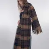 Nowy krucha szalik damski damski Zimowy khaki gęsty pleciony kolorowy ciepły i zagęszczony moda urocza