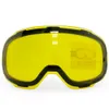 Óculos ao ar livre original amarelo agraciado lente magnética para óculos de esqui gog 2181 anti nevoeiro uv400 óculos neve noite esqui apenas lente 230925