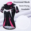 Conjuntos de jersey de ciclismo Conjunto de jersey de ciclismo para mujer X-Tiger Ropa de bicicleta de ciclismo anti-UV de verano Ropa de bicicleta femenina de montaña de secado rápido Conjunto de ciclismo 230925