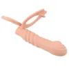 Vibratori Strap On Dick Stimolatore del pene Massaggiatore Dildo Butt Plug Vibratore Doppia penetrazione Vagina anale 230925