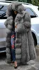 Futro damskie sztuczne futro Moda długa zimowa z kapturem sztuczna futro luźna gęsta ciepła kurtka sztuczna fur