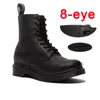 2023 Martins Boots Doc Martens Designer Loafers Men Luxury 8 Eye Work Boot Triple Black Classic Ankle Short Booties Winter Snow Autdoor Warm Shoes