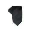 Bow Ties Shiny And Matte Striped Black Neck Tie Elegant Mens For Men 2023 Wedding Accessories Men's Man Gifts Luxury Apparel