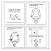 Toiletbrilhoezen Absorber Demping Pads Antislip Deksel Kussen / veel Zelfklevende bumper Badkameraccessoires