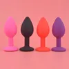 Anal Toys Soft Silicone Plug Massager Sex For Men Women Couples Trainer Butt Mini Erotic Bullet Vibrator Adult Product 230925