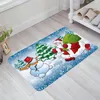 Carpets Cartoon Santa Claus Decor Snowman Carpet Living Room Area Rug Floor Mat Bedside Hallway Doormat Kids Bedroom Home Decoration