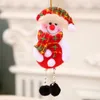 Acessórios de árvore de natal pingentes bonecas de natal decorações de natal estatuetas de pano de dança pequenos pingentes pendurados presentes