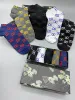 Designer Mens and Womens Socks Fem par snygga sportstrumpor av hög kvalitet bomulls andningsbara 100% sportbrev G -strumpor andas och låda