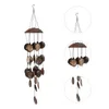 Decorative Figurines Windchimes Outdoors Hanging Decor Manual Window Bell Decoration Garden Coconut Shell