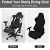 Stolomslag 1 Set Gaming Chair Cover Spandex Office -stol Täck Elastiska fåtöljstolskydd för datorstolar Slipcovers Housse de Chaise 230925