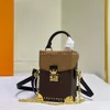 CAMERA BOX Designer bag Reverse Canvas Handbag Purse Hobo Satchel Clutch Woman Tote Shopper Baguette Petite Malle S-lock Lady Crossbody Ombro Top Handle Chain Bag