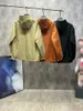 Мужские куртки 2023, весенне-осенняя куртка с капюшоном, пуловер с полумолнией, элитный роскошный топ с вышивкой для мужчин и женщин