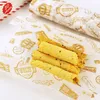 Moules de cuisson 50pcslot papier ciré de qualité alimentaire emballages de graisse emballage pour pain sable hamburger frites outils de papier huilé 230923