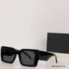 Solglasögon 2023 Unisex Super Cool Black Fashion Square Street Pose Artifact