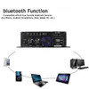 Ak380 800W 12V Eindversterker 5.0 Stereo Home BASS o Amp Muziekspeler Bluetooth Autoluidspreker Klasse D FM USB SD310c