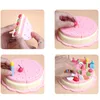 Kitchens Play Food Children's wooden simulation magnetic cake strawberry double birthday baby pretend play kitchen food educational toys girls 230925