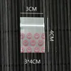 Whole 300pcs lot Clear Self Sealing Zip Lock Plastic Bag 3x4cm Mini Ziplock Jewelry Beads Earrings Packaging Bags205h