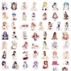 Autostickers 50 stuks Hentai Y Anime Kawaii Hot Lady Loli Vinylsticker Waterdicht Esthetische stickers voor tieners Jongens Volwassenen Drop Delivery A Dhdss