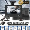 4 0 tum bil DVR 3 -kameror Lens Dash Camera Dual Lens med bakre kamera Video Recorder Dash Cam Auto Registrator DVRS CSV229O