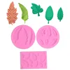 Autres fournitures de fête d'événement 3D Fleur Silicone Moules Fondant Craft Gâteau Bonbons Chocolat Sugarcraft Glace Pâtisserie Outil De Cuisson Moule 230923