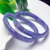 Link Bracelets 6MM Natural Tanzanite Crystal String Charms Fashion Personalized For Men Women Lucky Gemstone Jewelry Lovers Gift 1pcs