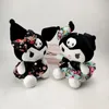 Wholesale flower dress kuromi plush toy plush ball 12cm 4 color ball children's game Playmate company birthday gift