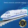 ElectricRC Track Flashing LED Electric Bullet Train Toys High-Speed Train Model Toy For Boys Girls Education Toys Realistic Train Toys 230925