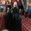 Halloween kostuum Ghost bruid heks vampier make-up cosplay kostuum volwassen heks jurk