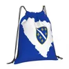 Sac à dos drapeau du Trentin-Tyrol du Sud, sac de sport à cordon, nouveauté créative et amusante, rouleau de couverture