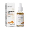 30ml óleo de cúrcuma cuidados com a pele para clarear acne manchas escuras acne pele brilhante corretor de manchas escuras anti envelhecimento rosto clareamento soro cuidados