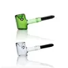 New Mini Tankard Sherlock Thick Glass Hammer Pipes Colorful Brand Labs Hand Tobacco Pipe Smoking Accessories Wholesale