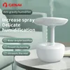 Anti-gravity Water Drop Humidifier, 700ML Large Capacity Smart Spray Humidifier Keep The Air Moist All Day Long, Creative Water Droplet Back Flow Design