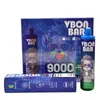 VBON 9000 9K PULDS ELEKTRONISKA CIGARETTER Disponerbar e-cigarett Vape Pen Device Mesh Coil Rechargeble Battery Prefilled Vape