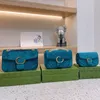 Luxury Bag designer väskor varumärke kvinnor crossbody väska marmont sammet kedja handväska mode flip axel handväskor 3 storlekar