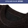 Męskie swetry 2023 Spring swobodny luźny w stylu vintage Man Long Rleeve Długie rękaw.