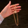 Anhänger Halsketten Vintage Mehrschichtige Herz Münze Kette Halskette Für Frauen Gold Silber Farbe Choker Porträt Schloss Damen Mode Schmuck