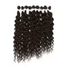 Bulks de cabelo humano moda ídolo onda de água bio pacotes de cabelo tecer ombre loira 22-26inch 9 pcs fibra resistente ao calor extensões de cabelo encaracolado sintético 230925