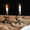 Świece Nordic Antique Bird Candlestick Żelazny Candle Akcesorium Retro Candle Holder Candle Sconce Nostalgic Candlestick Decor Decor Prezent 2309925