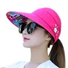 Breda Brim Hats Kvinnor Summer Foldble Sunscreen Beach Hat Sunshade Gardening for Women Womens Fashion