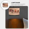 Lampy wiszące metalowy wystrój bambusa abażury stylowy domek retro biurko żyrandol okładka chińska dekoracja wisząca