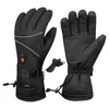 Ski Gloves USB Heated Motorcycle Winter Moto Warm Waterproof Rechargeable Heating Thermal For Snowmobile 230925
