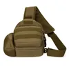 Sacs à dos Sacs de plein air Tactique USB Sling Sac Armée Militaire Molle Épaule Poitrine Airsoft Randonnée Chasse Étanche Camouflage Sac À Dos 230925