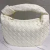 Bags Woven Bottegass Bag Mini Jodie Ox Horn Women's Design Fashion One Shoulder New Knotted French Dumpling with Logo Venetass