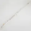 PFA-201U alto flute G Tune 16 closed hole keys silver plated instrument with box